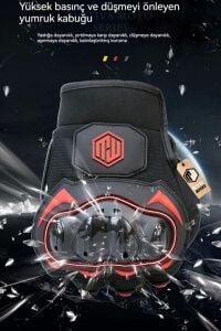 Works Sword Kırmızı Motosiklet Eldiveni Dokunmatik M313R