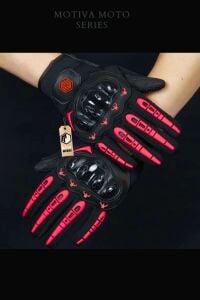 Works Sword Siyah Motosiklet Eldiveni Dokunmatik M313B