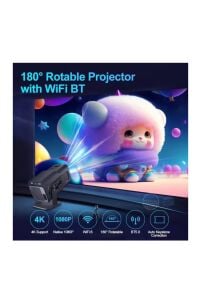 130 inç Ultra Pro Full HD 4K Video Destekli Projeksiyon Spotlight 1080p Projeksiyon Cihazı 320 Mini