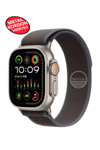 Ultra 2 Akıllı Saat Çelik Kordon Hediyeli Gri Kasa 49mm Nfc Bildirim Sesli Arama Özellikli LG68 Zeytin