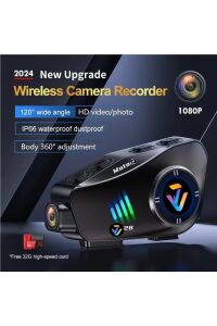 Kamera Kayıt Özellikli Motosiklet Kask Kulaklık PR28 32Gb Hafıza Kartı Hediyeli 1080P Wireless APP