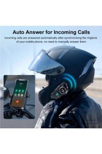 Kamera Kayıt Özellikli Motosiklet Kask Kulaklık PR28 32Gb Hafıza Kartı Hediyeli 1080P Wireless APP