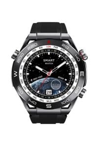 Watch Business Max D4 Akıllı Saat 3x Kordonlu Metal Deri Silikon 49''mm IP67 Full HD Ekran Sesli Arama NFC