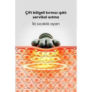 Masaj Cihazı Isıtmalı El Şeklinde Taşınabilir Şarjlı insan Eli Hissi Veren Boyun Sırt Omuz Bacak