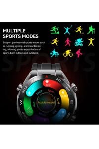 Watch SK4-SP4 Akıllı Saat 1,62inç 49mm Ip67 Full Hd Ekran Sesli Arama Nfc 2 Kordonlu